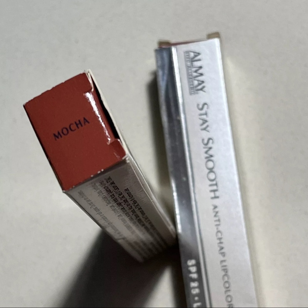 2x ALMAY Stay Smooth Anti-Chap Lipcolor with SPF 25 - Lip Protectant #MOCHA